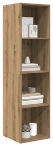 vidaXL Ντουλάπι TV artisan δρυς 37 x 37 x 142.5 εκ Επεξεργασμένο ξύλο