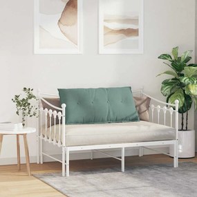 vidaXL Μαξιλάρι Πλάτης Θαλασσί 100 x 50 cm Υφασμάτινο Κορντουρά