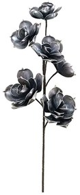 Τεχνητό Λουλούδι Τριαντάφυλλο 00-00-6070-1 91cm Grey-White Marhome Foam