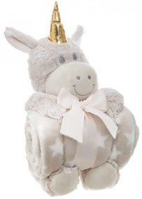 Λούτρινη κουβέρτα Unicorn Beige 138739D Atmosphera