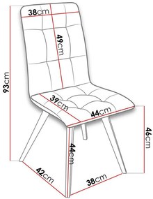Καρέκλα Septic K33 (2) τεμάχια