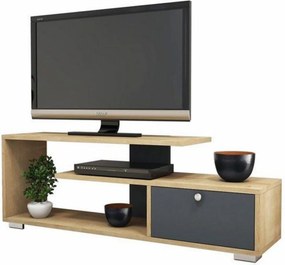Stewehome Έπιπλο τηλεόρασης με ράφι Γκρι 120x30x42 cm