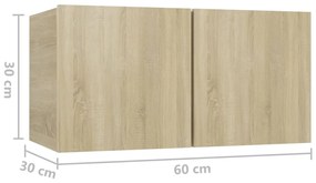 ΝΤΟΥΛΑΠΙ ΤΗΛΕΟΡΑΣΗΣ ΚΡΕΜΑΣΤΟ SONOMA ΔΡΥΣ 60 X 30 X 30 ΕΚ. 804517