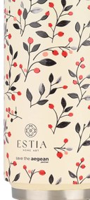 ESTIA ΘΕΡΜΟΣ TRAVEL CUP SAVE THE AEGEAN 500ml BLOOM BEIGE