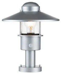 Επιδαπέδιο Φωτιστικό PIR E27 60W IP44 Klampenborg Elstead Lighting KLAMPENBORG-PED-PIR-SIL Ασημί