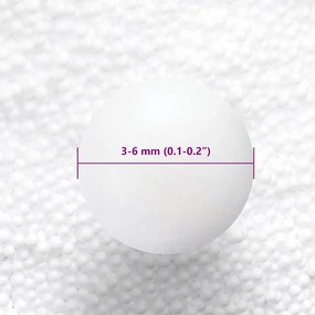vidaXL Γέμισμα EPS 50 L Λευκό 10 kg/m³