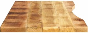 vidaXL Επιφάνεια Γραφείου Καμπύλη 160x50x2,5 εκ Μασίφ Ακατ. Μάνγκο