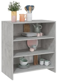 vidaXL Ντουλάπι Γκρι Σκυροδέματος 70x40,5x75 εκ. Επεξεργασμένο Ξύλο