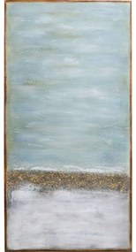 Πίνακας Σε Καμβά Abstract Horizon Μπλε-Καφέ 100x3.7x200εκ