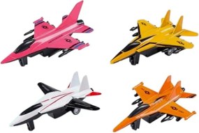 Σετ μεταλλικά αεροπλανάκια με Pull Back - 4pcs - 1210-W444 - 917320