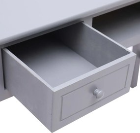 vidaXL Γραφείο Γκρι 110 x 45 x 76 εκ. Ξύλινο