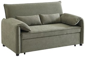 Καναπές-Κρεβάτι Rubik 70-0353 Τριθέσιος 161x84x92cm Green