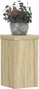 vidaXL Βάσεις Φυτών 2 Τεμ. Sonoma Δρυς 10x10x18 εκ. Επεξεργασμένο Ξύλο