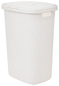 Καλάθι Απλύτων 60Lit (35.2x45x65.8) F-V Rattan White 202408M