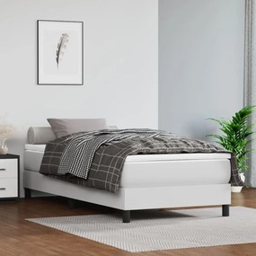 ΠΛΑΙΣΙΟ ΚΡΕΒΑΤΙΟΥ BOXSPRING ΛΕΥΚΟ 90X200 ΕΚ. ΣΥΝΘΕΤΙΚΟ ΔΕΡΜΑ 3120677