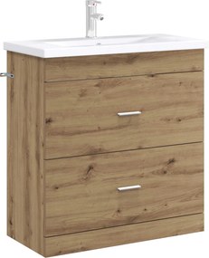 vidaXL Ντουλάπι Κάτω από τον Νιπτήρα Artisan Δρυς 78,5 x 37,5 x 81 εκ
