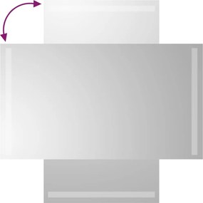 vidaXL Καθρέφτης Μπάνιου με LED 40x70 εκ.