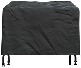 vidaXL Κάλυμμα επίπλων Μονόχρωμο Μαύρο 82 x 82 x 50 εκ ύφασμα