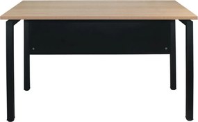 UNIT Γραφείο Μέταλλο Βαφή Μαύρο, Melamine Απόχρωση Sonoma   1τμχ