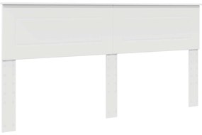 vidaXL Σκελετός Κρεβατιού Λευκό 180 x 200 cm Επεξεργασμένο Ξύλο