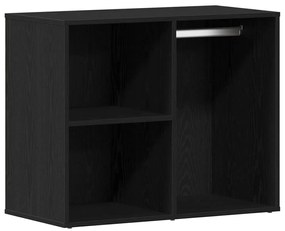 vidaXL Καλλυντικό Ντουλάπι με ράφι Μαύρη δρυς 80 x 40 x 65 εκ.