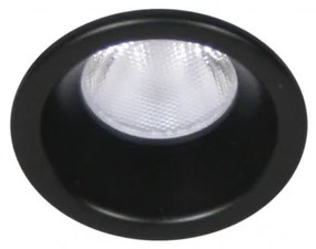 Χωνευτό Σποτ Οροφής Beam 3W LED 3000K 10° IP44 Dimmable GK 42-000002 Μαύρο