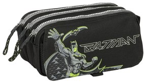 Τριπλή Κασετίνα Batman Game over Μαύρο 21,5 x 10 x 8 cm
