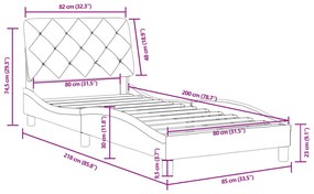 ΠΛΑΙΣΙΟ ΚΡΕΒΑΤΙΟΥ ΜΕ ΚΕΦΑΛΑΡΙ ΡΟΖ 80X200 ΕΚ. ΒΕΛΟΥΔΙΝΟ 3207892