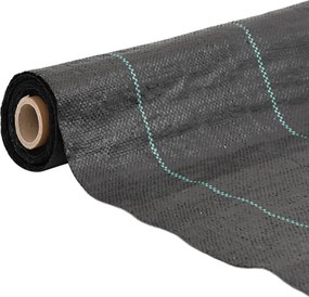 vidaXL Μεμβράνη Εδαφοκάλυψης Μαύρη 2x200 μ. από Πολυπροπυλένιο