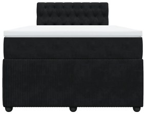 ΚΡΕΒΑΤΙ BOXSPRING ΜΕ ΣΤΡΩΜΑ ΜΑΥΡΟ 120X190 ΕΚ. ΒΕΛΟΥΔΙΝΟ 3287694