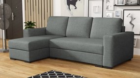 Γωνιακός καναπές Latte-Anthraki - 242.00Χ156.00Χ88.00cm