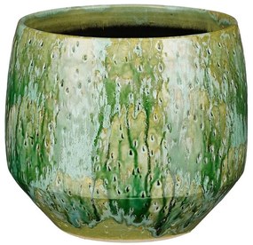 Κασπώ Κεραμικό Harris Στρογγυλό 4870-8 25x25x22cm Green Supergreens Κεραμικό