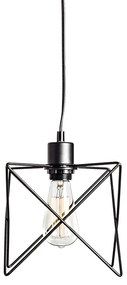 Φωτιστικό Κρεμαστο Aca KS1462P1BK ANDY Μαύρο Ματ (Black Mat)