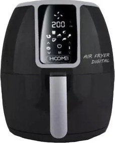 Hoomei HM-5378B Ψηφιακή Φριτέζα Αέρος με Αποσπώμενο Κάδο 4.5lt Μαύρη