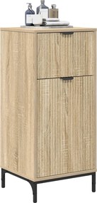 vidaXL Ντουλάπι Μπάνιου Δρύς Sonoma 39,5 x 36 x 88 εκ