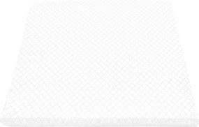 vidaXL Μαξιλάρι Ποδιών 60 x 50 x 30 εκ. Μαλακό Αφρός Μνήμης Λευκό