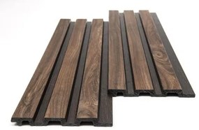 New plan PS PANEL ΜΕ 3D ΠΗΧΑΚΙΑ 54 PIANO 12/122/2900mm WALNUT/DARK BROWN Τεμαχιο