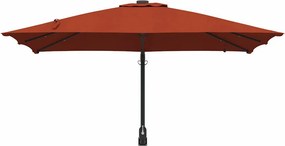 vidaXL Ομπρέλα Κήπου Τερακότα 248,5 x 247,5 x 160 εκ.