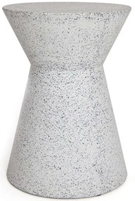 Σκαμπό Biella 0800001 35x35x44cm Terazzo Grey-Black Soulworks