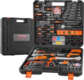 VEVOR Tool Kit 216 Piece General Household Hand Tool Set with Portable Tool Case