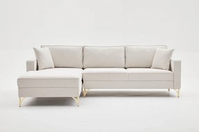 Corner Sofa Berlin Left - Cream, Gold Cream
Gold