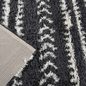 Χαλί (160x230) Polcarpet New Flokati 383 D.Grey/Beige