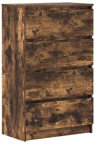 vidaXL Συρταριέρα Καπνιστή Δρυς 60 x 35 x 98,5 εκ. Επεξεργασμένο Ξύλο