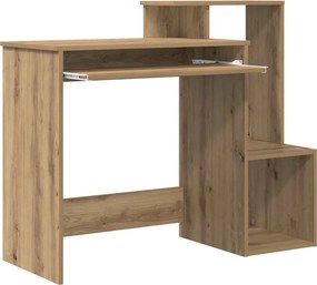 vidaXL Γραφείο Artisan Oak 106 x 41 x 88.5 εκ. Επεξεργασμένο ξύλο