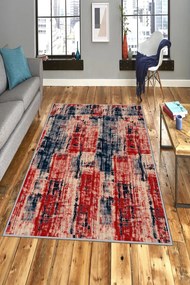 Χαλί Exfab334 593HFT2129 Blue-Red Conceptum Hypnose 100X300cm