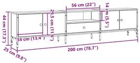 ΈΠΙΠΛΟ ΤΗΛΕΟΡΑΣΗΣ ΜΕ ΣΥΡΤΑΡΙ 200X25X44 ΕΚ. ΕΠΕΞΕΡΓΑΣΜΕΝΟ ΞΥΛΟ 857696