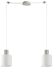 Φωτιστικό Οροφής Adept Tube 77-8417 50x15x300cm 2xE27 60W Nickel-White Homelighting