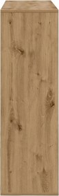 vidaXL Πλαϊνό γραφείο Artisan Oak 102 x 31 x 99,5 εκ.