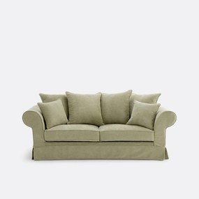 Καναπές από μελανζέ πολυεστέρα, υψηλής άνεσης, Adélia