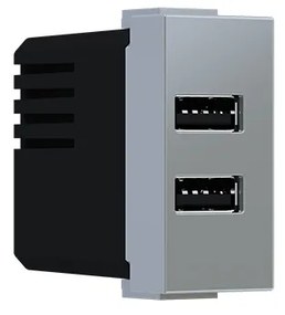 MODYS ΠΡΙΖΑ ΤΡΟΦΟΔΟΣΙΑΣ USB 1 ΣΤ. 2XUSB A+C ΑΣΗΜΙ 5VDC 3A IP20 ACA 10101412362
